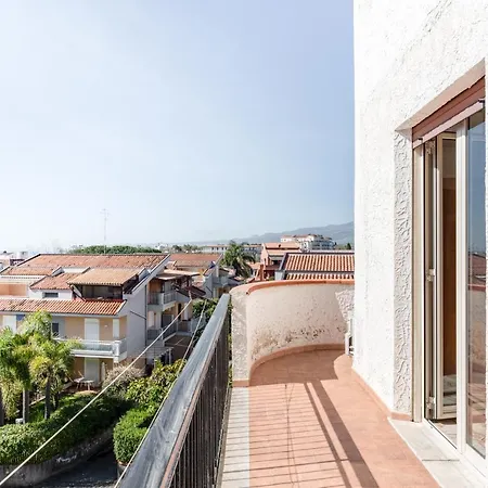 With Terrace Near The Sea